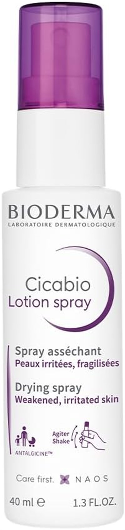 Bioderma Cicabio Lotion Spray Hasar Görmüş Cilt Anında Kurutucu Sprey Losyon Yüz, Vücut Yetişkin, Çocuk 40 ml