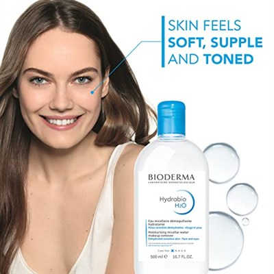 Bioderma Hydrabio H2o Kuru Ciltler için Nemlendirici Micellar Makyaj Temizleme Suyu Yüz ve Göz Çevresi Kullanımına Uygun