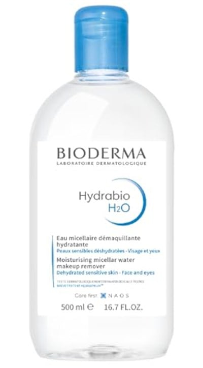 Bioderma Hydrabio H2o Kuru Ciltler için Nemlendirici Micellar Makyaj Temizleme Suyu Yüz ve Göz Çevresi Kullanımına Uygun