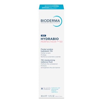 Bioderma Hydrabio Perfecteur Işıltı Veren Nemlendirici SPF30 Güneş Koruyuculu Yüz Kremi Niasinamid 40 ml