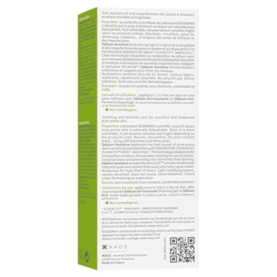 Bioderma Sébium Sensitive Karma, Yağlı ve Akne Eğilimli Ciltler Yatıştırıcı Nemlendirici Bakım Kremi 30 ml