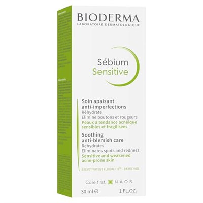 Bioderma Sébium Sensitive Karma, Yağlı ve Akne Eğilimli Ciltler Yatıştırıcı Nemlendirici Bakım Kremi 30 ml