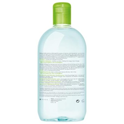 Bioderma Sebium H2O Karma, Yağlı ve Akne Eğilimli Ciltler için Micellar Makyaj Temizleme Suyu