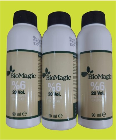 BioMagic%6 20 Volum Developer Oksidan, 90 ml x 3 Adet, Sıvı Peroksit