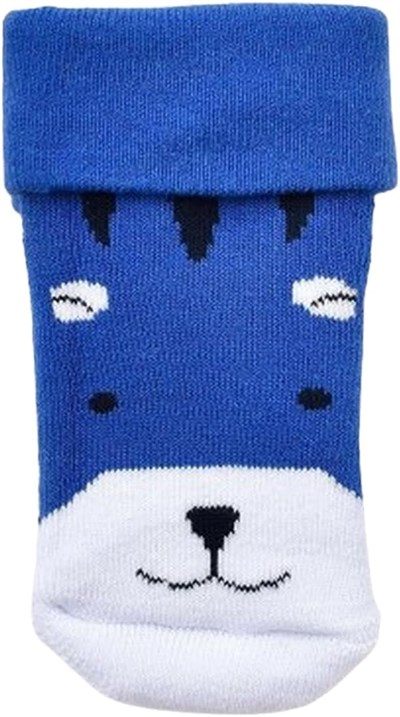 Biorganic Tiger Havlu Bebek Çorabı 68374 Saks 12-18 Ay