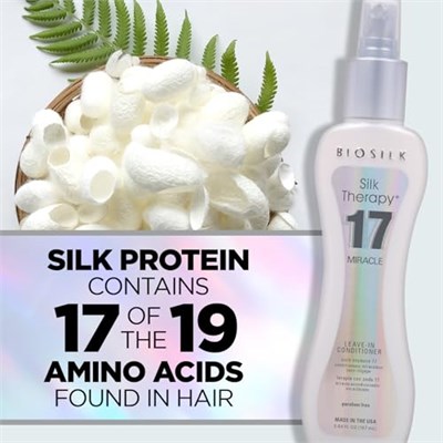 Biosilk Silk Therapy İpek Özlü 17 Miracle Durulanmayan Sprey Krem 167 ml