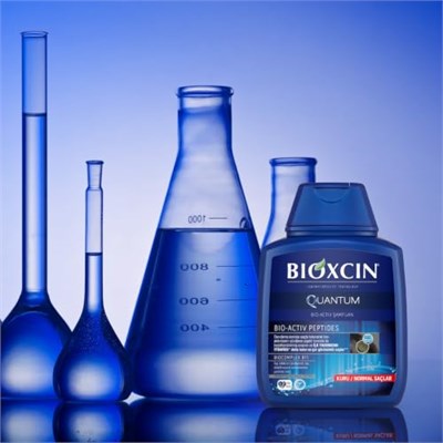 Bioxcin Quantum Şampuan – Kuru ve Normal Saçlar İçin – 3x300 ml – Dökülme ve İncelme Karşıtı – Bio-Activ Peptit, BioComplex B11, Bal ve Mentol İçerikli