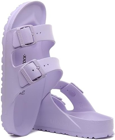 Birkenstock Erkek Sandalet, Mor Sis, 4 Narrow