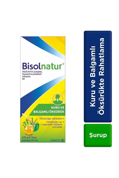 Bisolnatur Bal İçeren Doğal Öksürük Şurubu (1)