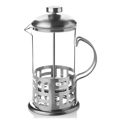 Bitki Çayı Demleme Filtresi ve Kahve Demliği - 350ml French Press Çay Potu
