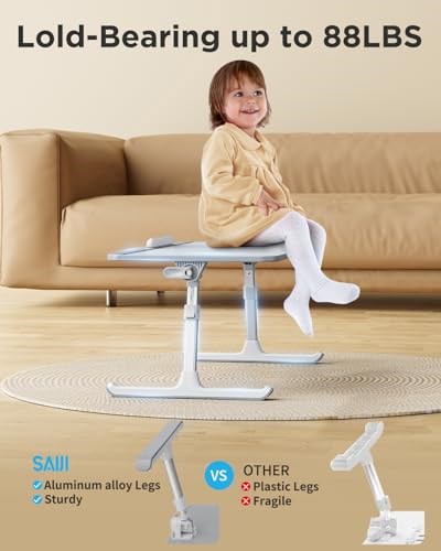 Bix Saiji AL33 Yükseklik ve Açı Ayarlı Laptop Standı Ergonomik ve Katlanabilir Çekmeceli Çalışma Masası