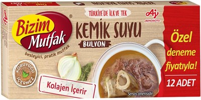 Bizim Mutfak Kemik Suyu Bulyon, (12 x 10 Gr)