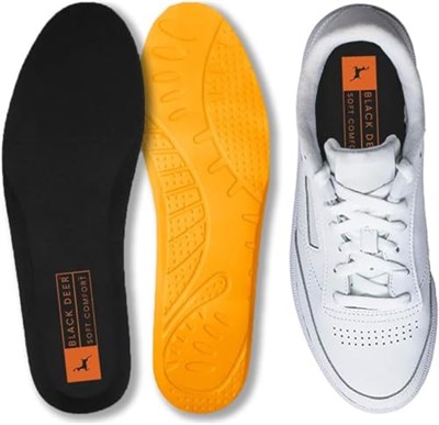 Black Deer Hyper Boost Technology X30 Soft Comfort Siyah-Turuncu Ergonomik Tabanlık Turuncu Siyah 42-43