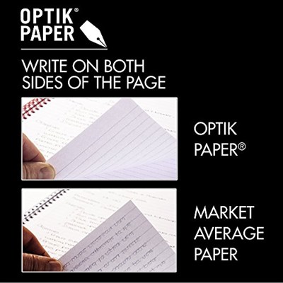 Black n Red Defter, Ciltli, Premium Optik Kağıt, Scribzee Uygulaması Uyumlu, Çevre Dostu, Dayanıklı Spiral Cilt, 11