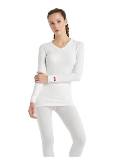 Blackspade 1257 Unisex Termal Tişört 2. Seviye (Beyaz, XXL)
