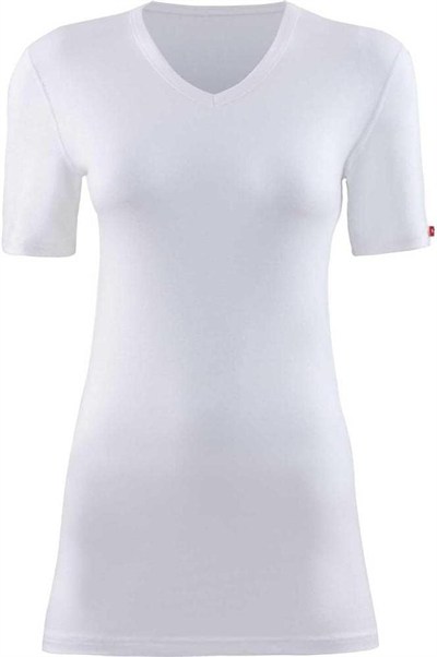 BLACKSPADE 1263 UNİSEX BEYAZ V YAKA KISA KOL THERMAL