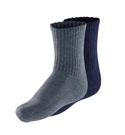 BLACKSPADE 9995 KİDS GRİ-LACİVERT 2 Lİ THERMAL ÇORAP