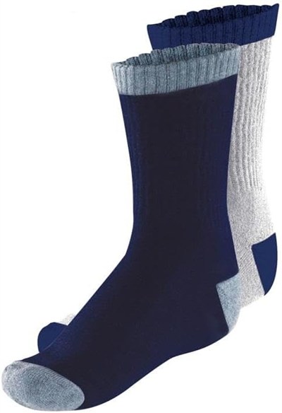 BLACKSPADE 9996 KİDS GRİ-LACİVERT 2 Lİ THERMAL ÇORAP