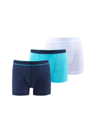 Blackspade Erkek Çocuk Boxer 3lü Paket 9395 - Beyaz