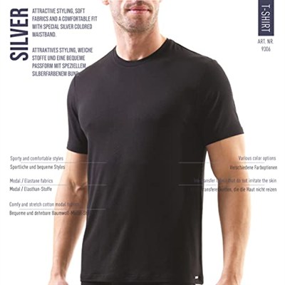 Blackspade Erkek T-Shirt Silver 9306 - Beyaz