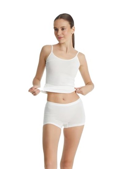 Blackspade Kadın Boxer Essential 1301 - Beyaz