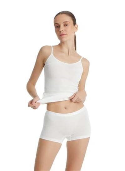 Blackspade Kadın Boxer Essential 1301 - Beyaz