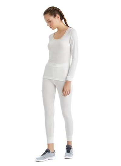Blackspade Kadın Uzun Kol Level 1 Beyaz Thermal C8T6N2O1
