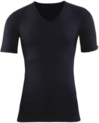 Blackspade Unisex Siyah Yarım Kol V Yaka Thermal İçlik 1263