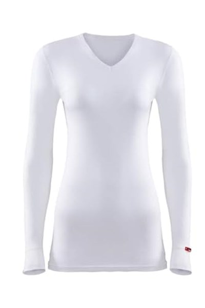 Blackspade V Yaka Beyaz Unisex Uzun Kol Thermal 1257