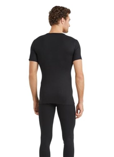 Blackspade V Yaka Kısa Kol Siyah Unisex Termal İçlik C3T6N2O1