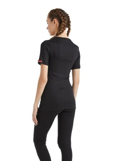 Blackspade V Yaka Kısa Kol Siyah Unisex Termal İçlik C3T6N2O1
