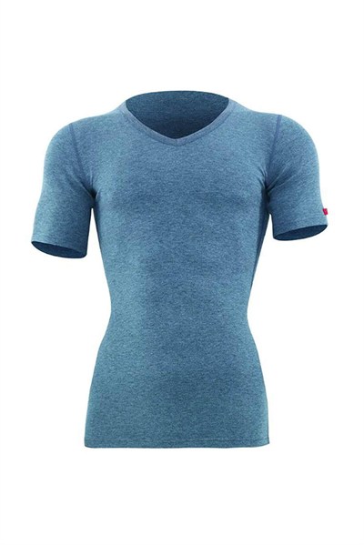 Blackspade V Yaka Kısa Kol Unisex Gri Termal 1263