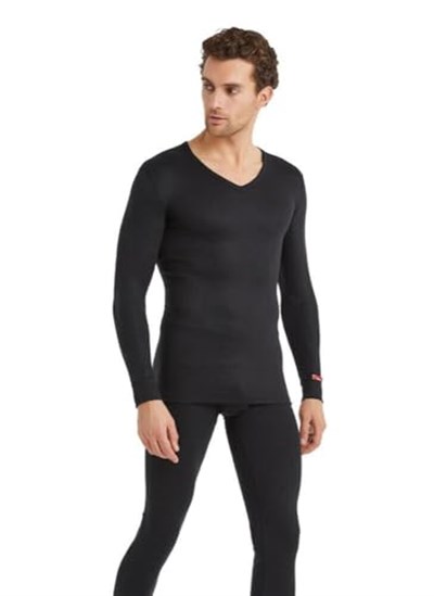 Blackspade V Yaka Uzun Kol Siyah Unisex Thermal Içlik C7T5N2O1
