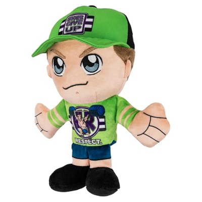 Bleacher Creatures WWE John Cena 20,32 cm Kuricha Pelüş - Yumuşak Chibiden Esinlenmiş Güreş Süperstar