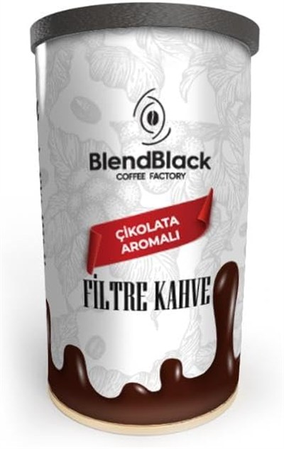 Blendblack Filtre Kahve Çikolata Aromalı 250Gr Teneke Kutu