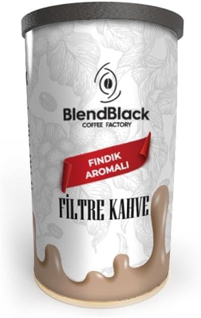 Blendblack Filtre Kahve Fındık Aromalı 250Gr Teneke Kutu
