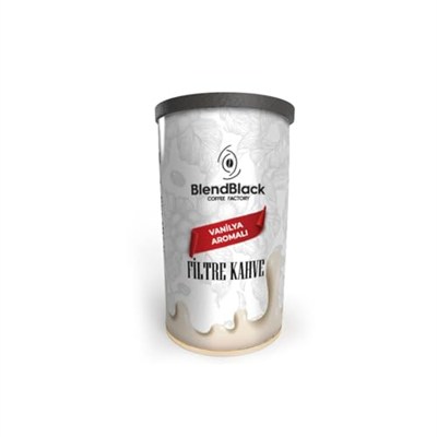 Blendblack Filtre Kahve Vanilya Aromalı 250Gr Teneke Kutu