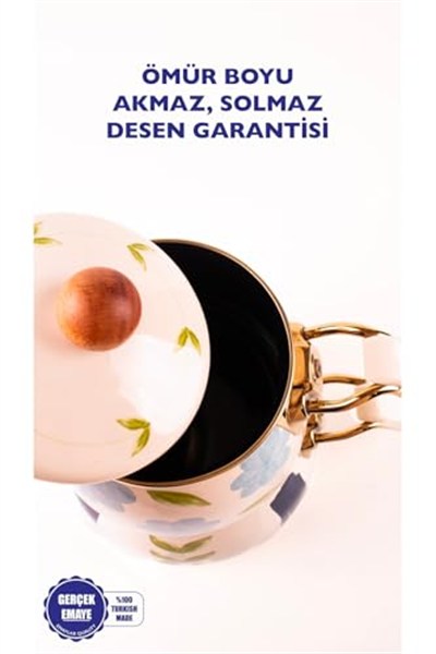 Bloom Emaye Çaydanlık
