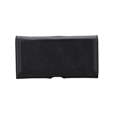 Bloominbag Arc Clip Onyx Black Leather 6.9