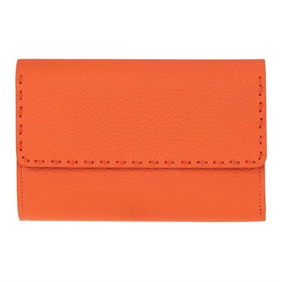Bloominbag Arc Wallet Terracotta Pebble Hakiki Deri Kartlıklı Manyetik Cüzdan