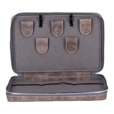 Bloominbag Arcadia Mist Gray Premium Deri Teknoloji Kablo & Aksesuar Düzenleyici