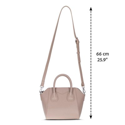 Bloominbag Aria Mink Taupe Small Hakiki Deri Kadın El & Omuz Çantası
