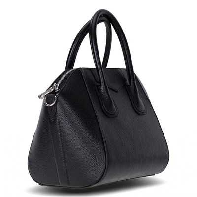 Bloominbag Aria Noir Black Medium Hakiki Deri Kadın El & Omuz Çantası
