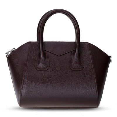 Bloominbag Aria Walnut Brown Medium Hakiki Deri Kadın El & Omuz Çantası