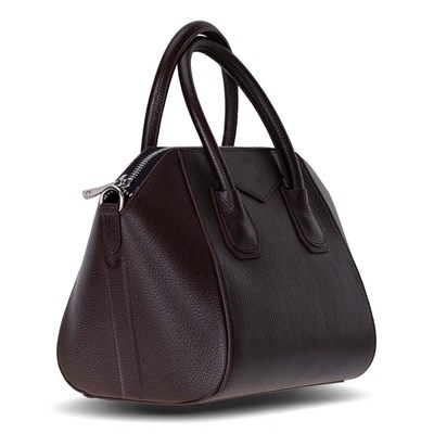 Bloominbag Aria Walnut Brown Medium Hakiki Deri Kadın El & Omuz Çantası