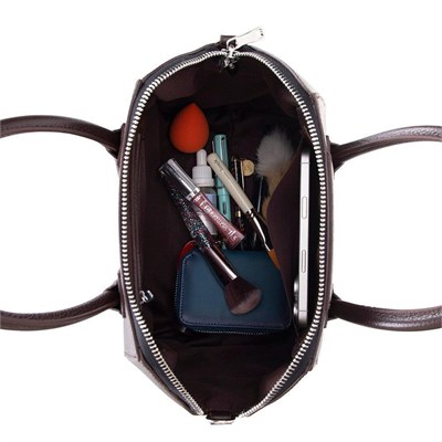 Bloominbag Aria Walnut Brown Small Hakiki Deri Kadın El & Omuz Çantası