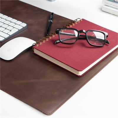 Bloominbag Atelier 91 Saddle Heritage Leather Desk Mat - Medium