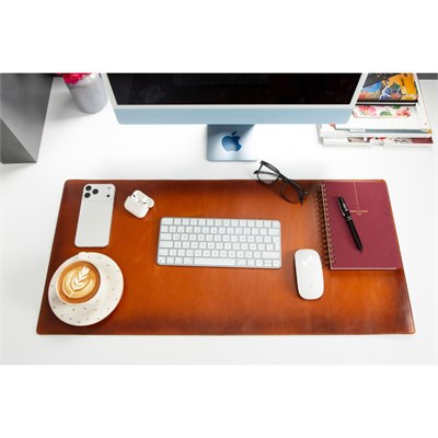 Bloominbag Atelier 91 Sandy Tan Leather Desk Mat - Medium