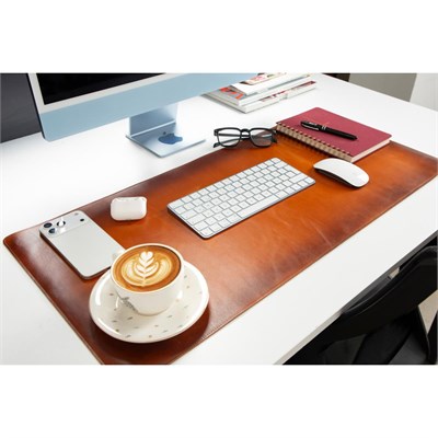 Bloominbag Atelier 91 Sandy Tan Leather Desk Mat - Medium