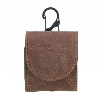 Bloominbag Aurel Heritage Saddle Charm Hakiki Deri Airpods Kılıfı – Airpods 1 & 2 Uyumlu